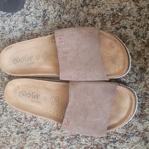 Biostep suede slides